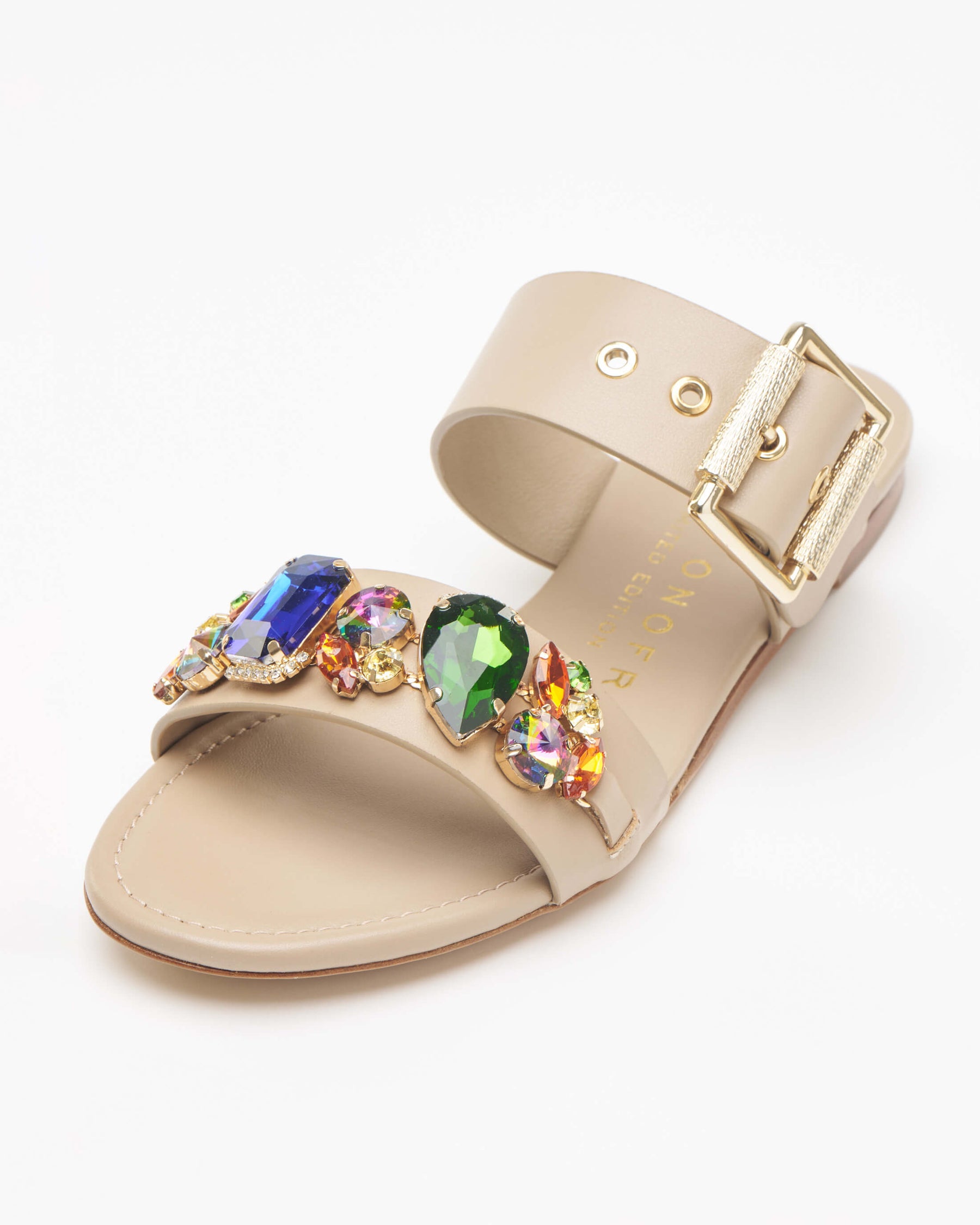 Vintage Nude Flat Sandals