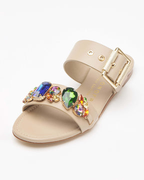 Vintage Nude Flat Sandals