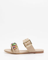 Vintage Nude Flat Sandals