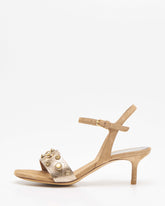 Vintage Gold and Nude Sandals