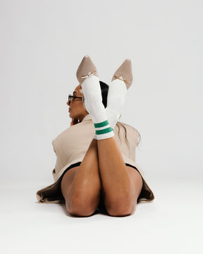 Carmine Beige Kitten Heel