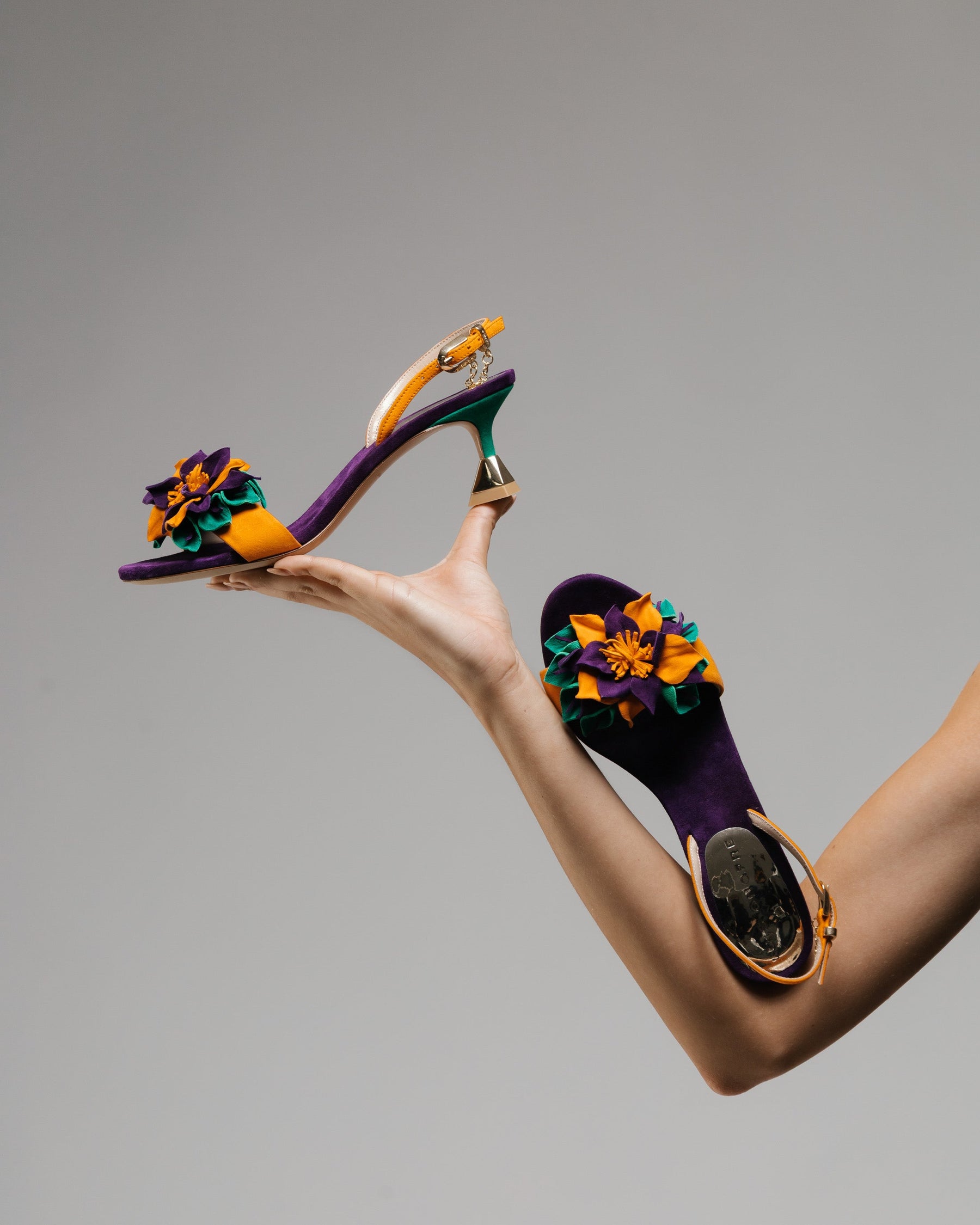 Fiorella Orange and Purple Kitten