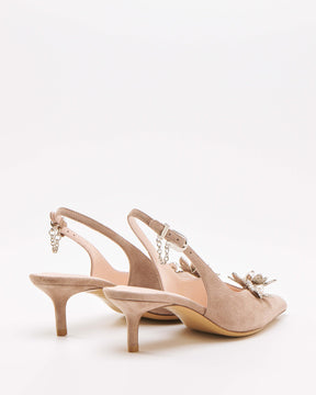 Vintage Slingback Nude