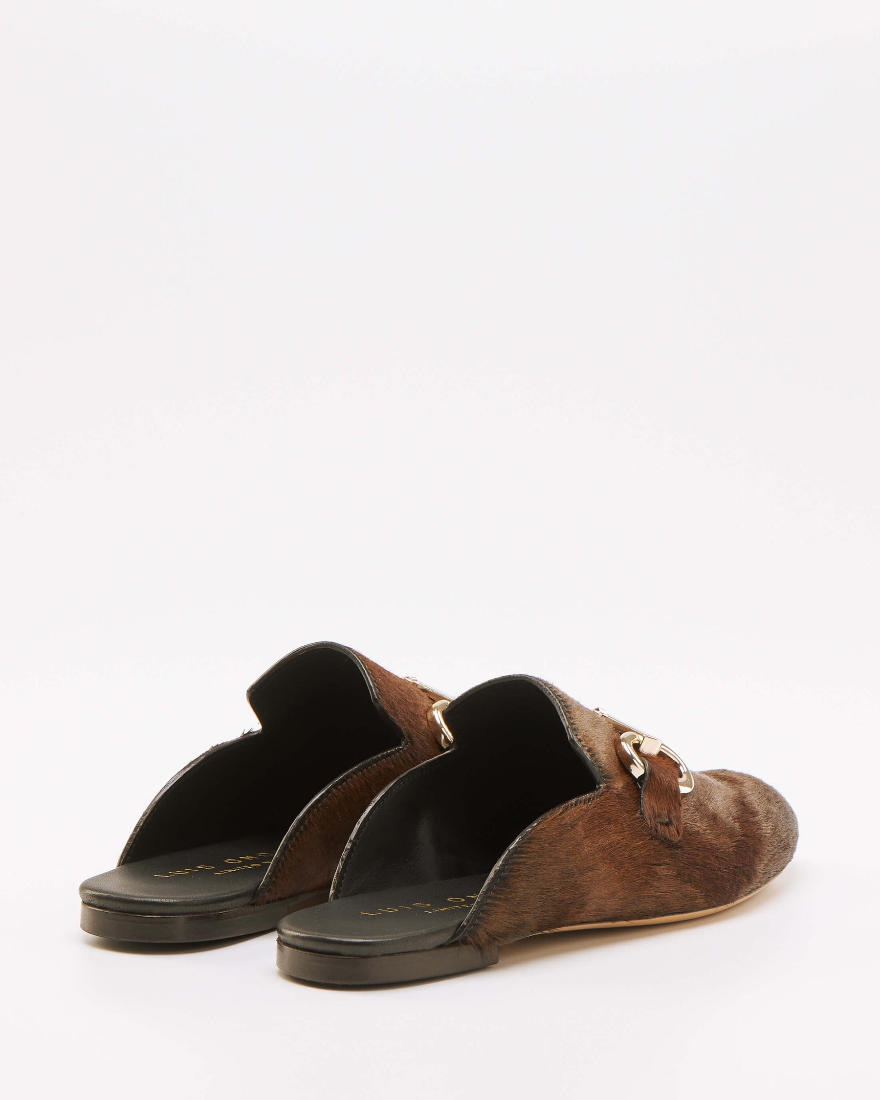 Vintage Brown Mules Loafers