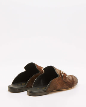 Vintage Brown Mules Loafers