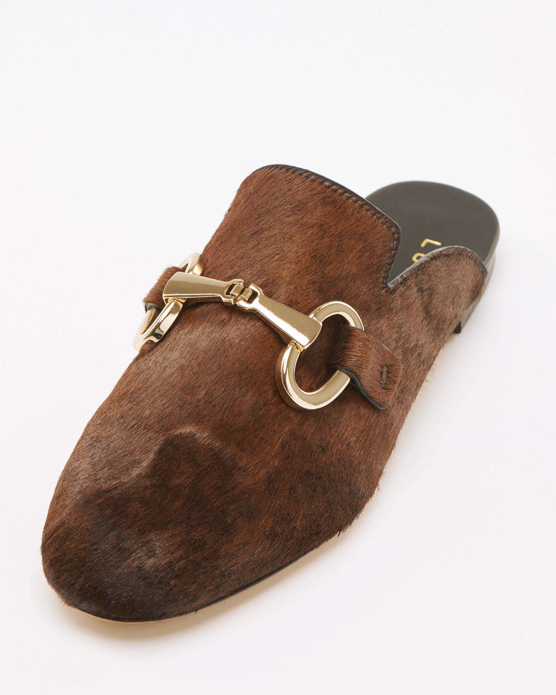 Vintage Brown Mules Loafers