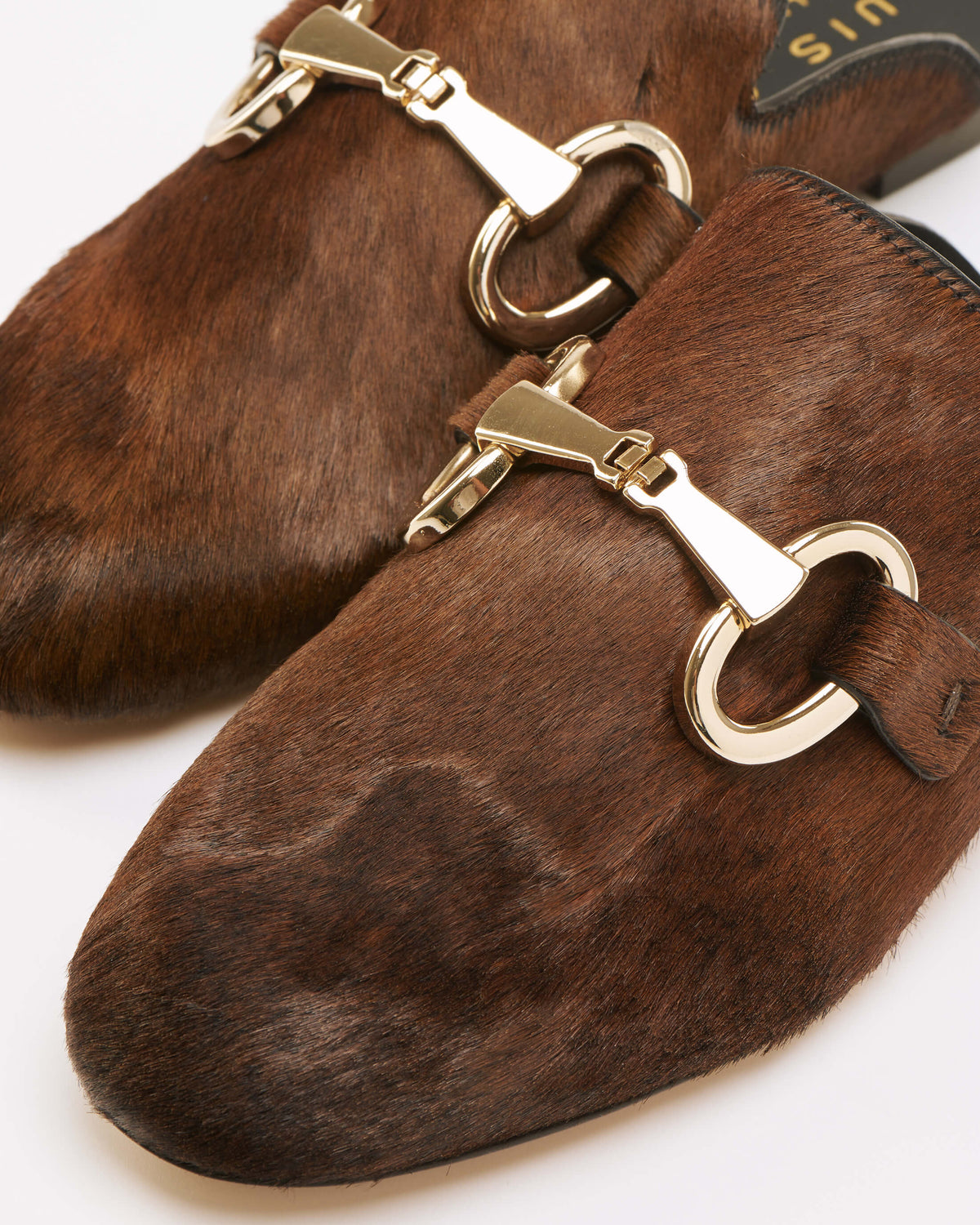 Vintage Brown Mules Loafers