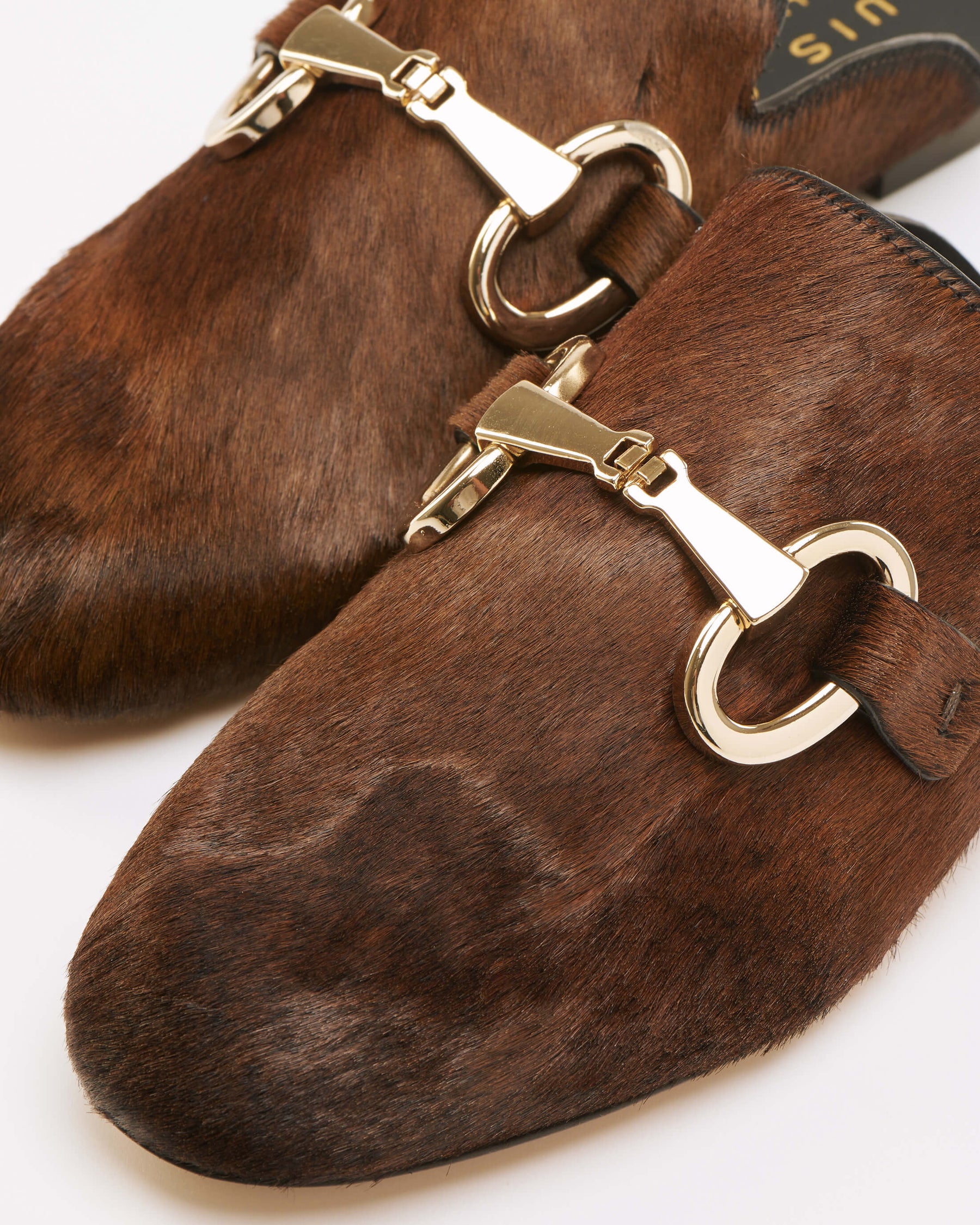 Vintage Brown Mules Loafers