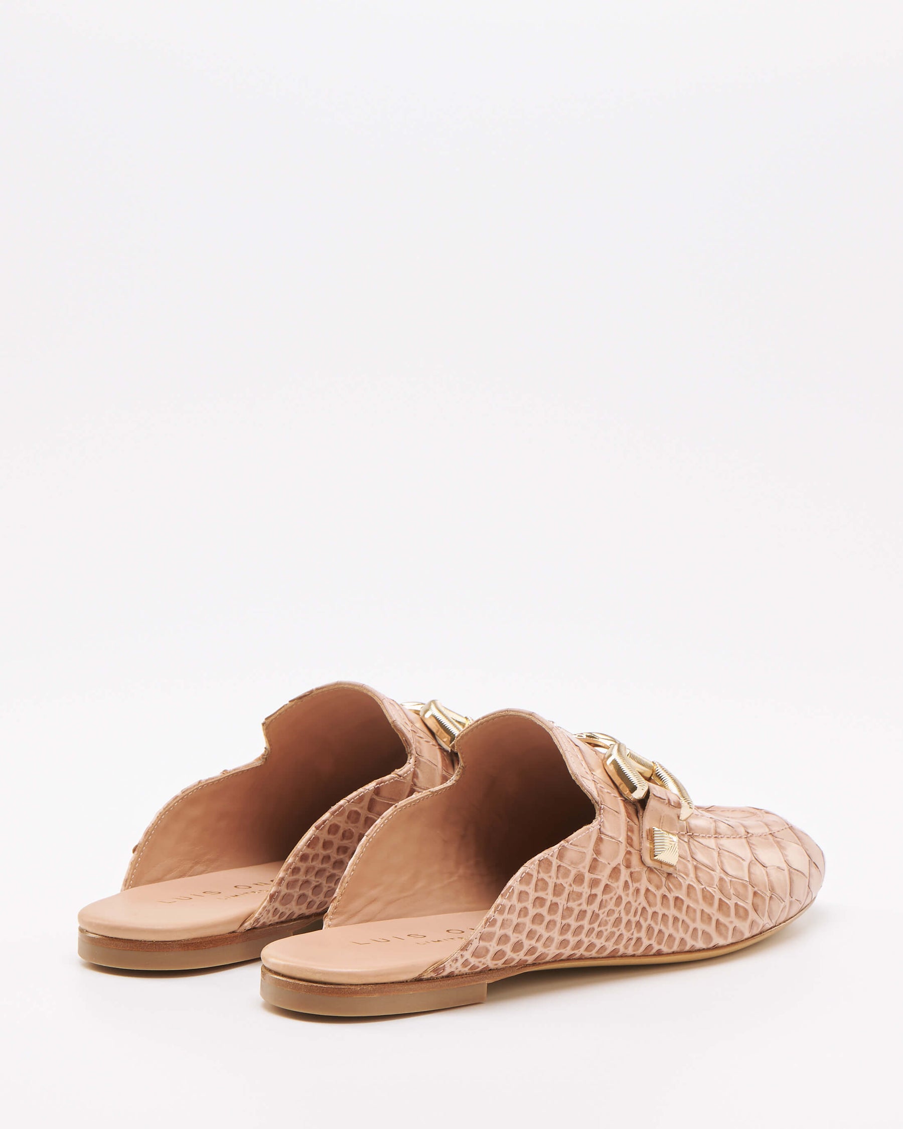 Vintage Pink Mule Loafers