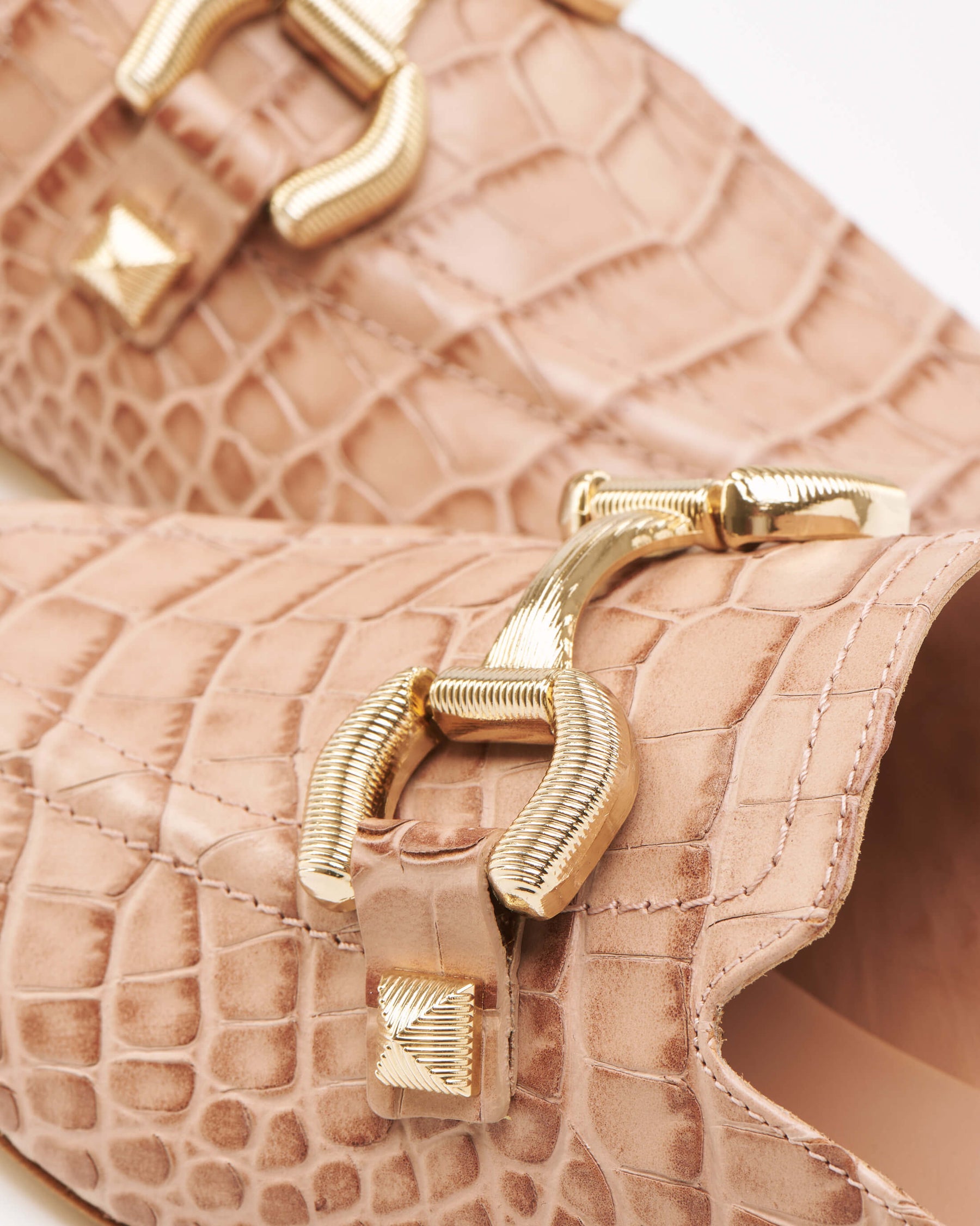 Vintage Pink Mule Loafers