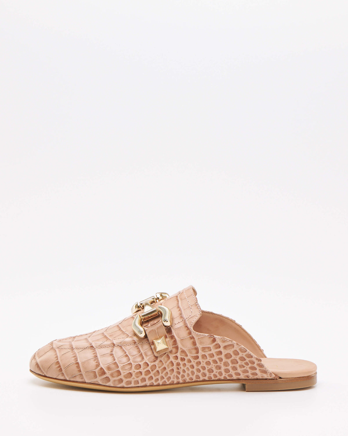 Vintage Pink Mule Loafers