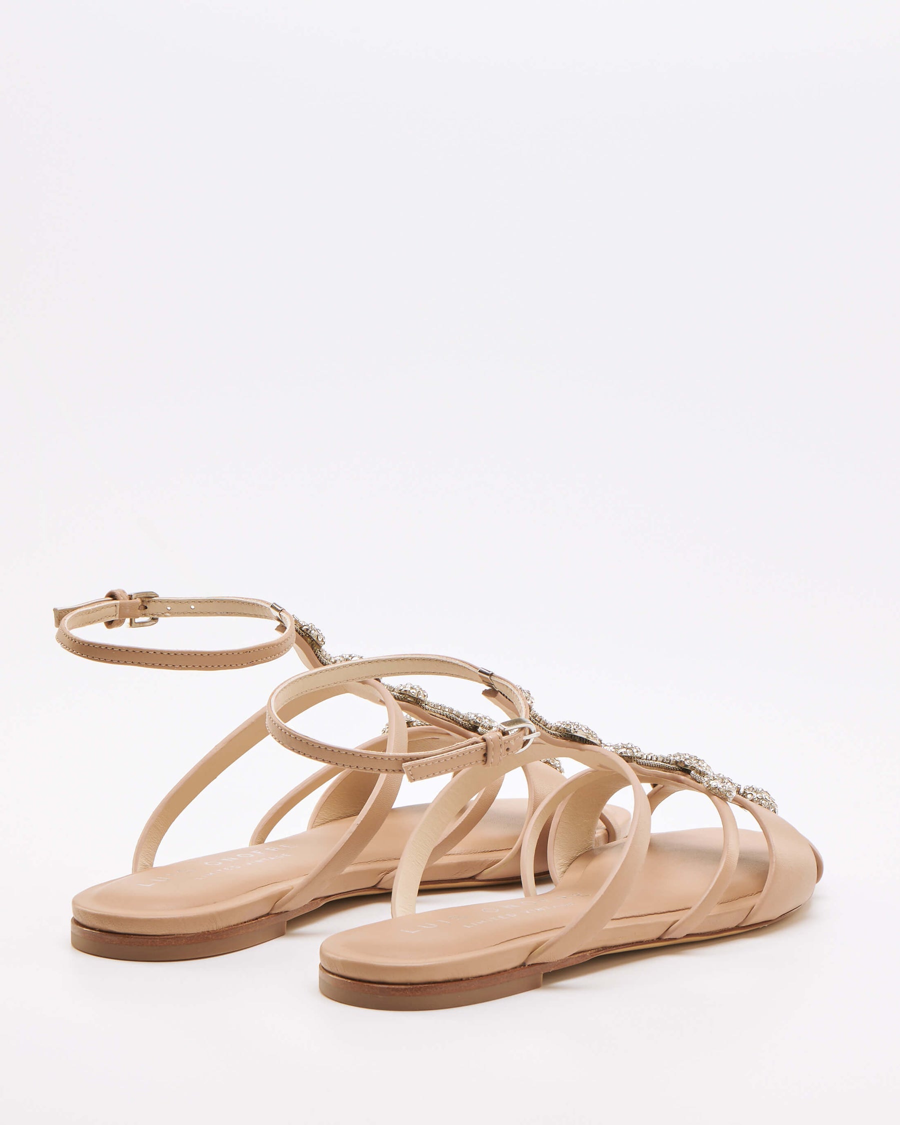 Vintage Nude Flat Sandals