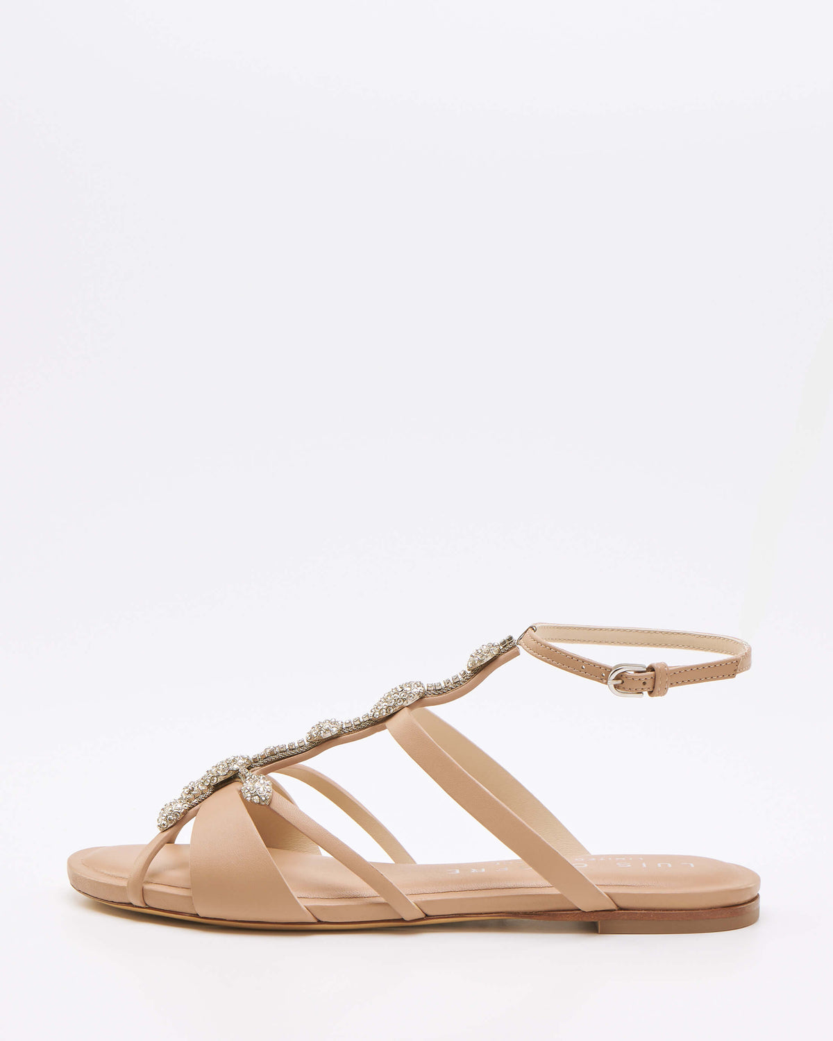Vintage Nude Flat Sandals