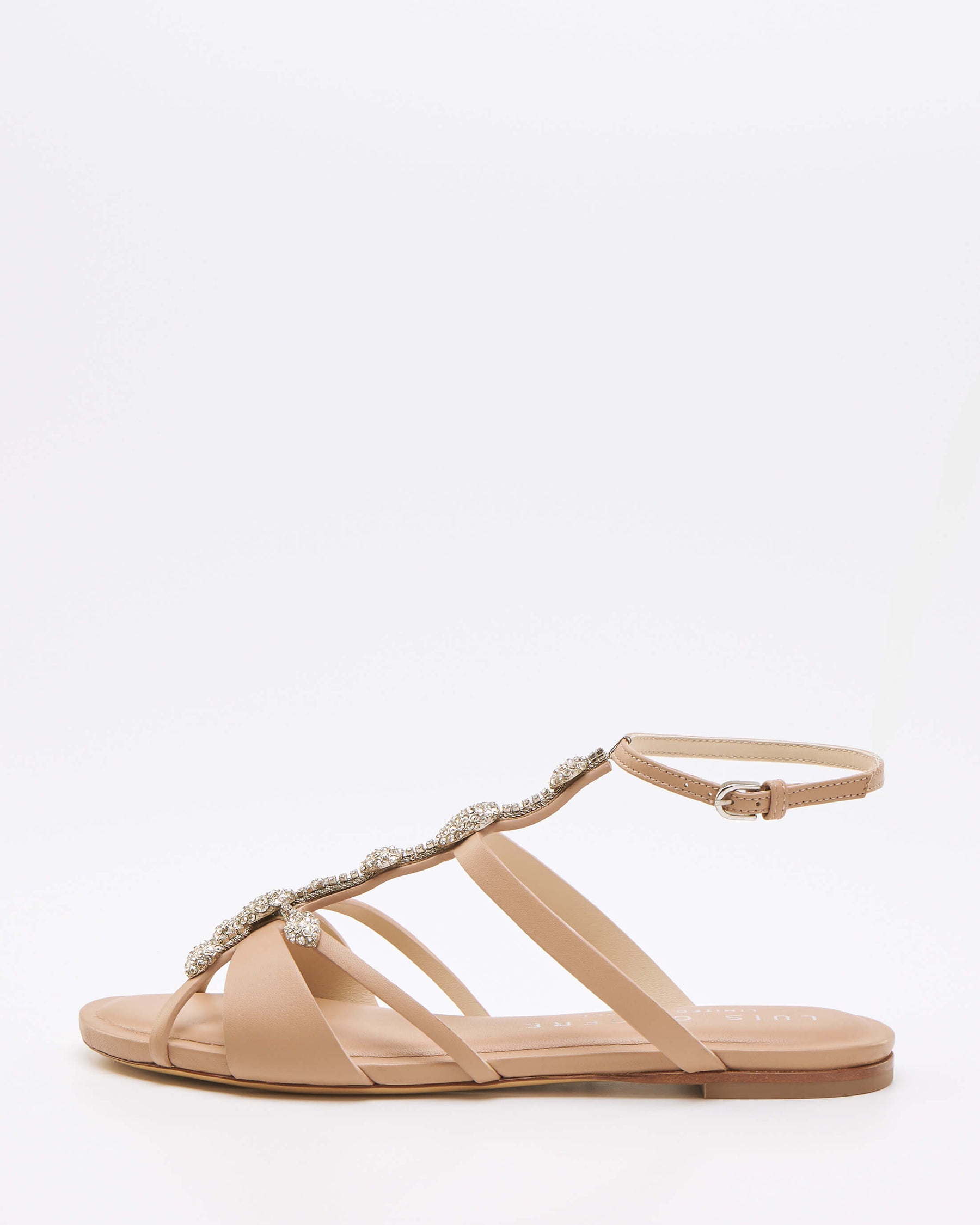 Vintage Nude Flat Sandals