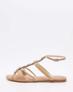 Vintage Nude Flat Sandals